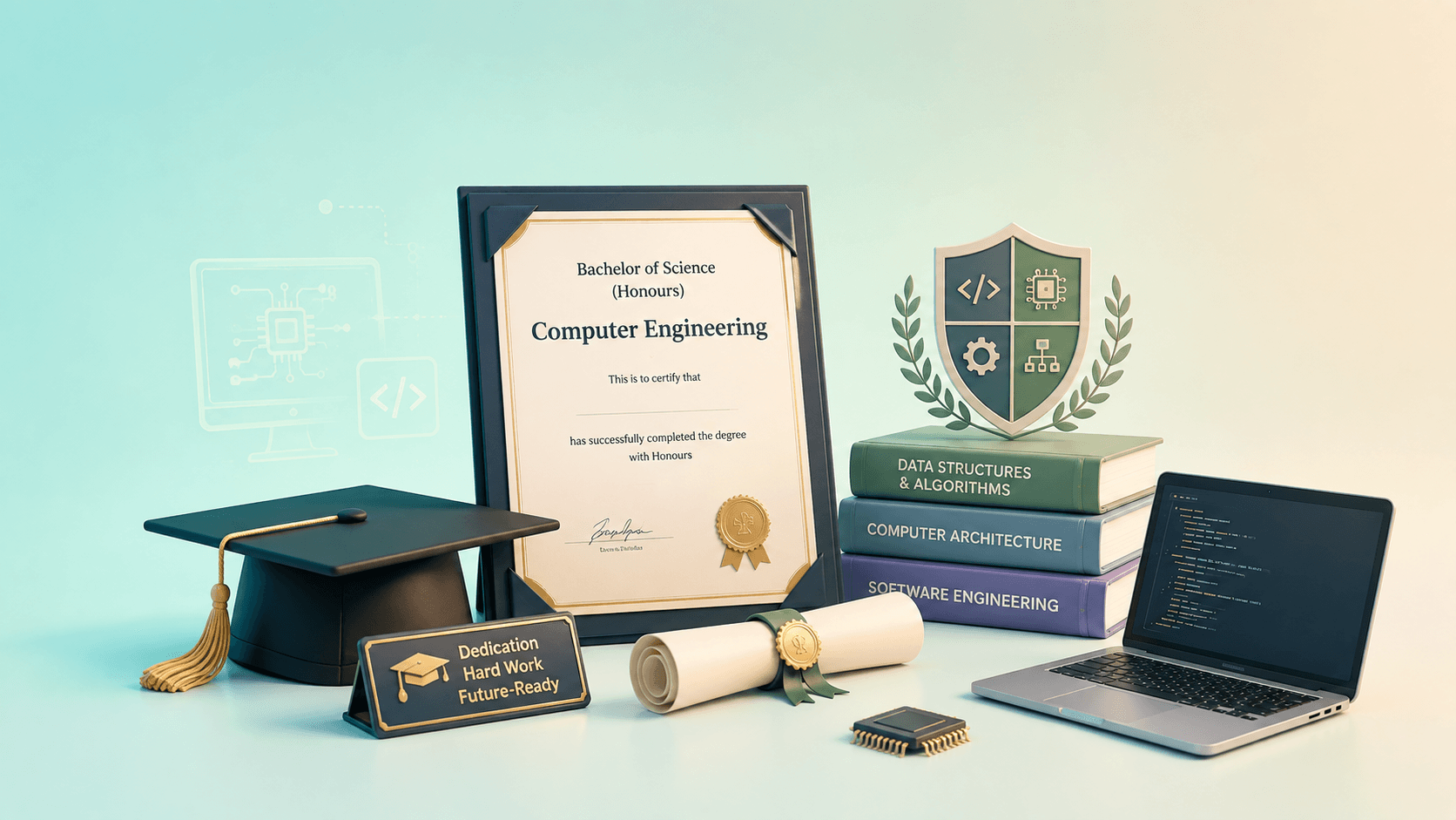 Graduating in Computer Engineering from the University of Peradeniya